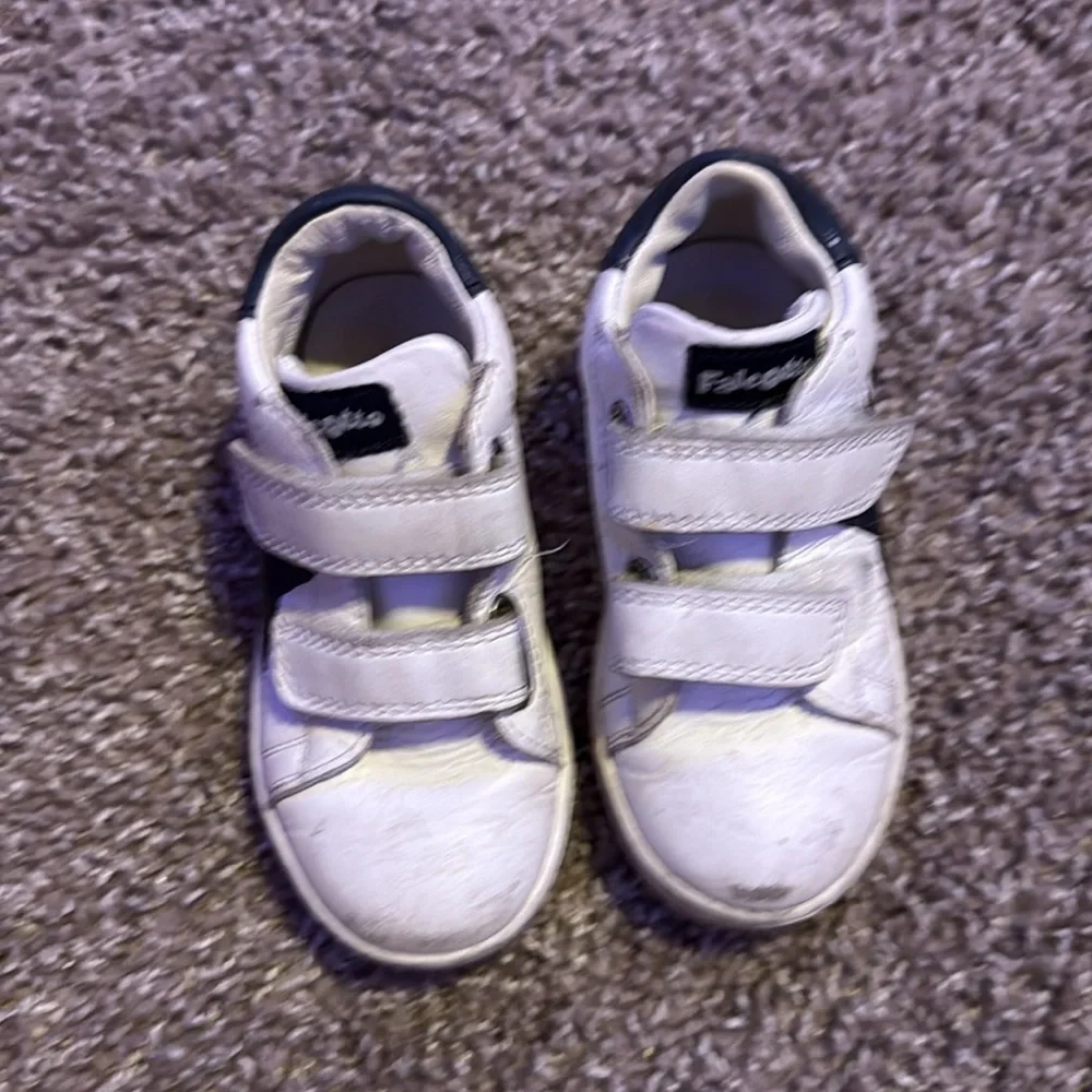 Falcotto leather toddler high tops sneakers